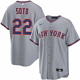 Men's New York Mets #22 Juan Soto Gray 2025 Limited Stitched Jersey Dzhi,baseball caps,new era cap wholesale,wholesale hats